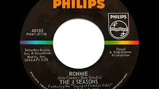 1964 HITS ARCHIVE Ronnie  Four Seasons [upl. by Rehpotsyrhc]