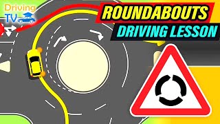 FULL DRIVING LESSON IN ROUNDABOUTS [upl. by Aon]