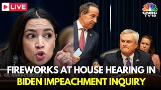 Biden Impeachment Hearing LIVE Fireworks at House Hearing in Joe Biden Impeachment Inquiry  IN18L [upl. by Godderd]