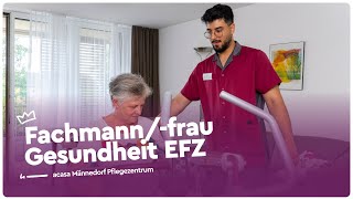 Fachmannfrau Gesundheit EFZ beim acasa Männedorf Pflegezentrum  Lehrstellenvideo  Yousty [upl. by Tallie]