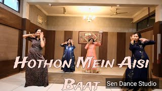 Hothon Mein Aisi Baat  Song  Essy Dance Steps  Sanah Moidutty  Sen Dance Studio  Bhupendra Sen [upl. by Ama39]