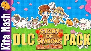 Story of Seasons Trio of Towns DLC Overview  How to Download New Outfits Meet Woofio amp Stephanie [upl. by Schweitzer]