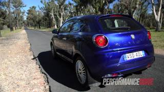 2014 Alfa Romeo MiTo Distinctive 14T 0100kmh amp engine sound [upl. by Ayaet]