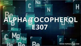 ALPHA TOCOPHEROL [upl. by Harmonie996]