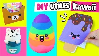 ✂️ Haz ÚTILES Escolares KAWAII  LA ESCUELA  ★ DIY Manualidades fáciles y sencillas ★ ✌😁 [upl. by Twila]