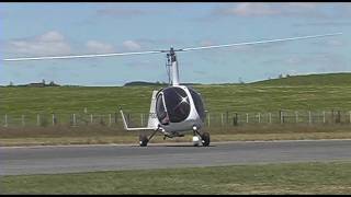 The test flight of a new UFO autogyro variant at Tokoroa Airfield [upl. by Photima]