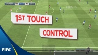 FIFA 13 tutorial First touch control [upl. by Nomde]