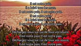 Il est notre paix [upl. by Atsed315]