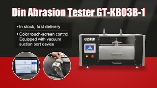 DIN Abrasion Tester 1 Test position GTKB03B1 [upl. by Macnamara920]