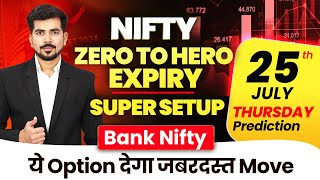 Expiry  Bank Nifty Prediction and Nifty Analysis for  25 July 24  Bank Nifty Tomorrow Video [upl. by Keelin115]