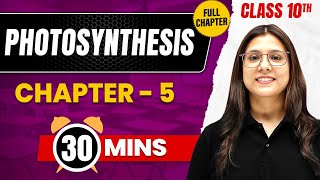 PHOTOSYNTHESIS In 30 Mins  Complete Chapter Mind Map  Class 10 ICSE BIOLOGY [upl. by Erie]