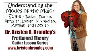 Understanding the Modes of the Major Scale Ionian Dorian etc  Fretboard Theory Lesson 18 [upl. by Bloom]