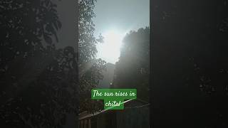 the sun rises in Chitra short video nature [upl. by Rosanna420]