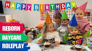 Reborn Doll Afternoon Routine Roleplay 🎁 🧁🎉 Happy Birthday Billy roleplay reborn dolls [upl. by Ammadas118]