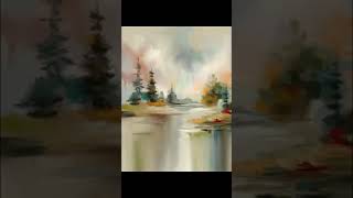 Landscape  Loose Painting  Paintstorm [upl. by Ahsote]