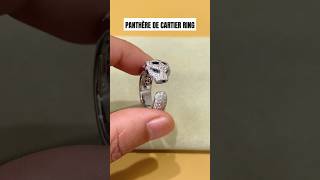 PANTHÈRE DE CARTIER RING jewelry jewellery cartier cartierring ring [upl. by Ynitsed219]