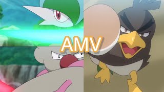 Farfetch’d vs Gallade and Gurdurr  Pokémon AMV [upl. by Aser]