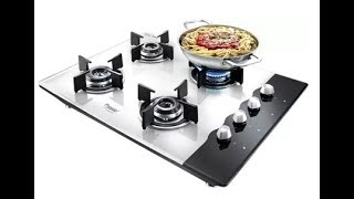 Prestige gas stove 4 burner glass top review [upl. by Signe287]