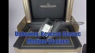 JaegerLeCoultre Reverso Classic Duoface  Unboxing [upl. by Dixon]