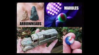 Treasure Hunting  Indian Arrowheads  Vintage Marbles  Old Bottles  Archaeology Documentary [upl. by Hcurab]