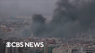 IDF strikes in Beirut after Iran attack Hurricane Helene devastation more  CBS News 247 [upl. by Acessej]