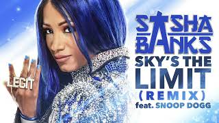 Sasha Banks  Skys the Limit Remix Entrance Theme feat Snoop Dogg [upl. by Atiuqiram]