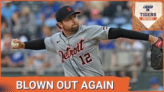 Locked On Tigers POSTCAST Detroit Tigers BLOWN OUT Again By KC Royals  Bobby Witt Jr 6 RBIs [upl. by Dressel]