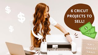 6 CRICUT PROJECTS TO SELL IN 2023  Cricut Crafts That Make You  🤑  Best Cricut Projects To Sell [upl. by Annawek]