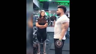 👊👊Motivation👌👌satnam khattra girl Attitudeviral Status 💪Gymtik tok statusdesi jatt [upl. by Riedel836]