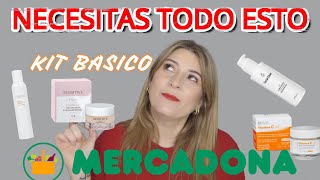 MERCADONA KIT BASICO PARA PRINCIPIANTES CUIDADO FACIAL DIA Y NOCHE [upl. by Cathe]