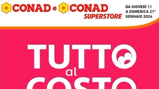 VOLANTINO  ANTEPRIMA⚠️ CONAD SUPERSTORE 🛒 DALL 11 AL 21 GENNAIO 2024 TANTI♡VOLANTINI [upl. by Teodoor557]