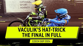 Vaculik makes it a HatTrick 🔥 The Final in Full CzechSGP 2024  FIM Speedway Grand Prix [upl. by Lucey354]