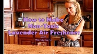 How To Make NonToxic Lavender Air Freshener [upl. by Akirahc]