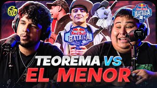 ¿TEOREMA LE GANABA A ÉL MENOR  Reaccionamos a su batalla en Red Bull Chile  EYOU TV [upl. by Livia]