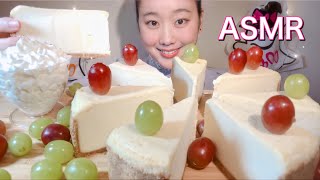 ASMR 冷凍チーズケーキ Frozen Cheesecake 냉동 치즈 케이크【咀嚼音MukbangEating Sounds】 [upl. by Aretina235]