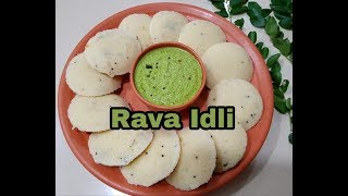 Rava Idlis Instant Rava Idlis [upl. by Elleinod]