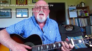 Guitar Here Comes Peter Cottontail Including lyrics and chords [upl. by Nibla]