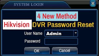 4 new method to reset hikvision dvr password reset  how to reset hikvision dvr password [upl. by Anived]