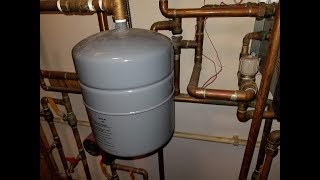 DIY  How to Replace Hot Water Expansion Tank [upl. by Enelkcaj542]