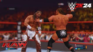 Triple H Battles Shawn Michaels in a Classic Rivalry – WWE 2K24 MustSee Match [upl. by Nadual526]