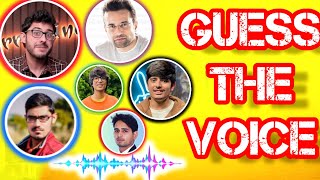 Guess The Voice of Youtubers  Guess The Voice Challenge  Guess The Voice  Ghanchakkar tv  Part 9 [upl. by Kilam]