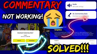 How to solve commentary problem in efootball mobile 2023 [upl. by Claudy]