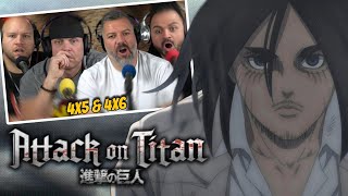 First time watching Attack on Titan reaction episodes 4x5 amp 4x6 SUB [upl. by Manda]