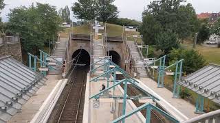 Unknown hydraulic glass elevator at Pragsattel subway station in Stuttgart [upl. by Priest]