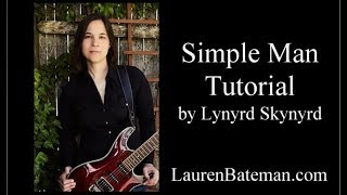 Simple ManGuitar LessonLynryd Skynyrd [upl. by Ellenid96]