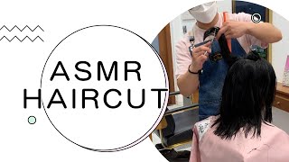 Hair cut asmr hair Relaxing ASMR No talking ASMR [upl. by Nnahgem]