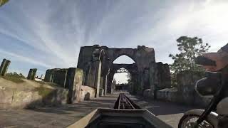 POV  Roller Coaster Harry Potter Motorbike Hagrids Universal Orlando  2024 [upl. by Aiuqes]