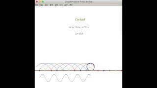 Winplot Animation Series 01 Cycloid [upl. by Rhoads]