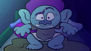 There’s a monster under Floyd’s bed  TROLLS BAND TOGETHER ANIMATION ORIGINAL [upl. by Orsay]