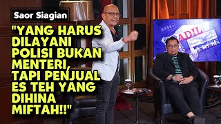 YANG HARUS DILAYANI POLISI BUKAN MENTERI TAPI PENJUAL ES TEH YANG DIHINA MIFTAH [upl. by Jermaine]